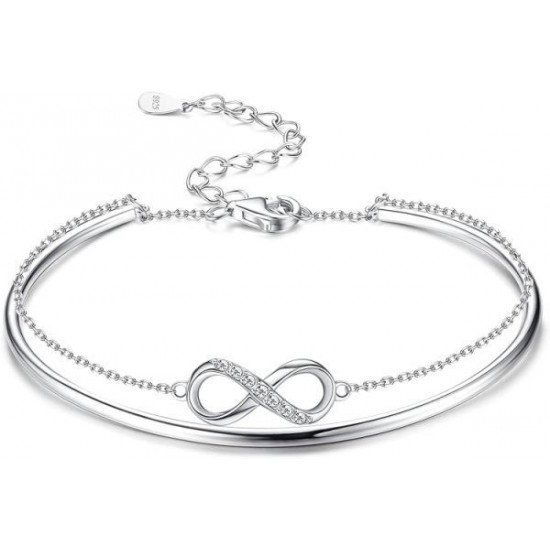 Infinity Bracelets And Anklet Bracelets For Women Adjustable Length Gift For Mother's Day Infinity Bracelets And Anklet Bracelets For Women Adjustable Length Gift For Mother's Day